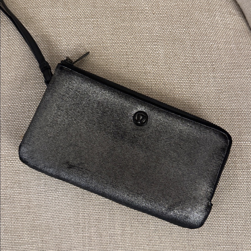 Black Wristlet with Logo